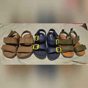 Childrens Place Kids Blue Sandals And Two Other Sandals